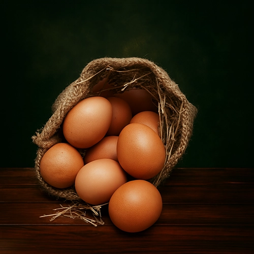 کیسه تخم مرغ محلی